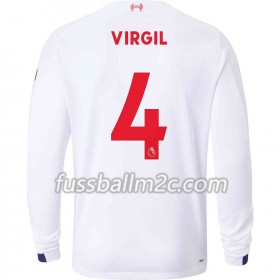 Fußballtrikots Liverpool Virgil van Dijk 4 Auswärts Trikotsatz 2019-2020 Langarm